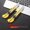 high quality black blade rotate lock utility knife